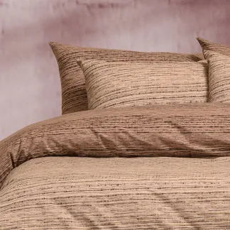 Melinen Home Σετ Μαξιλαροθήκες  (Π) Cassio Beige Casual Line (50X70) 50Χ70
