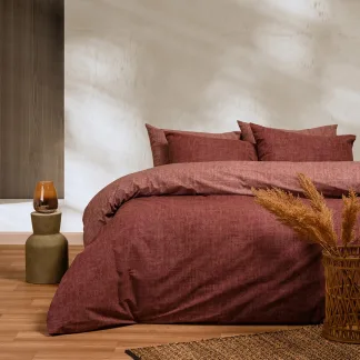 Melinen Home Σετ Σεντονια Μονα (Λ) Amar Berry Casual Line (170X270) 170Χ270