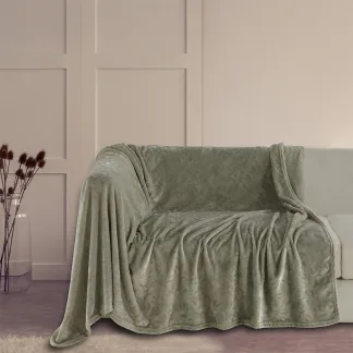 Melinen Home Ριχταρι Τριθεσιο Aria Olive/Grey (170Χ300) 170Χ300
