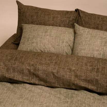 Melinen Home Σετ Μαξιλαροθήκες  (Π) Amar Olive Casual Line (50X70) 50Χ70