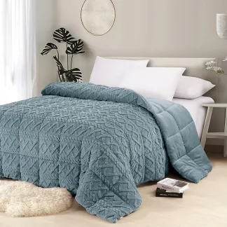 Melinen Home Κουβερτοπαπλωμα Υπερδιπλο Ian Petrol (220Χ240) 220Χ240