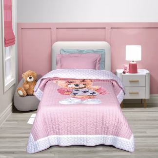 Κουβερλι Mono 8843 Μπεζ, Ροζ