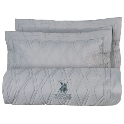 Greenwich Polo Club Κουβερλι Υπερδιπλο Σετ 2160 Grey Grey