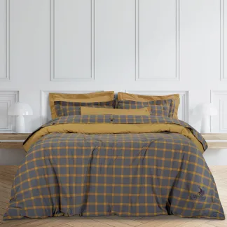 Greenwich Polo Club Σετ Σεντονια Υπερδιπλα Essential 2147 Ochre Ochre