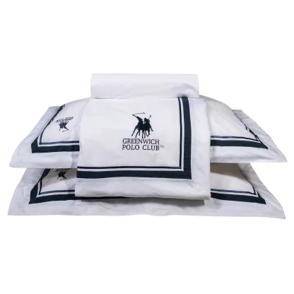 Greenwich Polo Club Σετ Σεντονια Υπερδιπλα 2174 Λευκο Λευκο