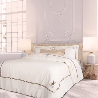 Παπλωματοθηκη Σετ Υπερδιπλh 2128 Ivory