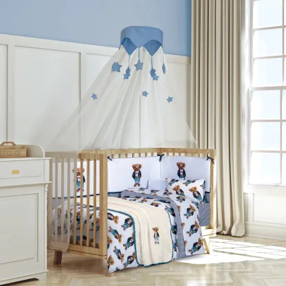 Greenwich Polo Club Κουβερτα Velour 80X110 Βαβυ 8838 Blue - Ivory Blue - Ivory