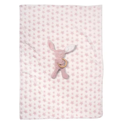 Greenwich Polo Club Κουβερτα Fleece 75X100 Βαβυ 8845 Pink - White Pink - White