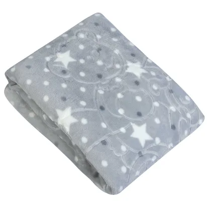 Greenwich Polo Club Κουβερτα Velour 110X140 Baby 8832 Γκρι Γκρι
