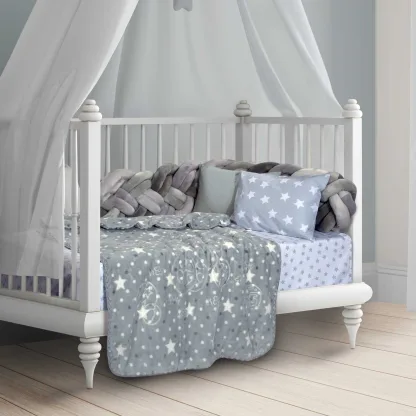 Greenwich Polo Club Κουβερτα Velour 110X140 Baby 8832 Γκρι Γκρι