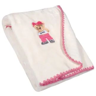 Greenwich Polo Club Κουβερτα Velour 110X140 Βαβυ 8839 Ivory - Pink Ivory - Pink