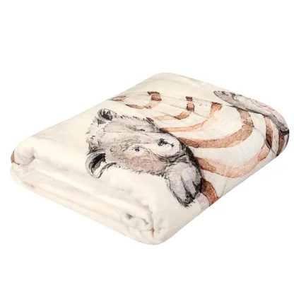 Greenwich Polo Club Junior Κουβερτα Fleece 8850 Cream - Taupe - Teracotta Cream - Taupe - Teracotta