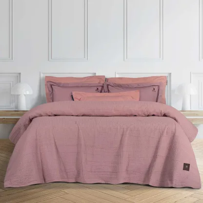 Greenwich Polo Club Κουβερτα Πικε 230X250 Essential 3402 Ροζ Ροζ