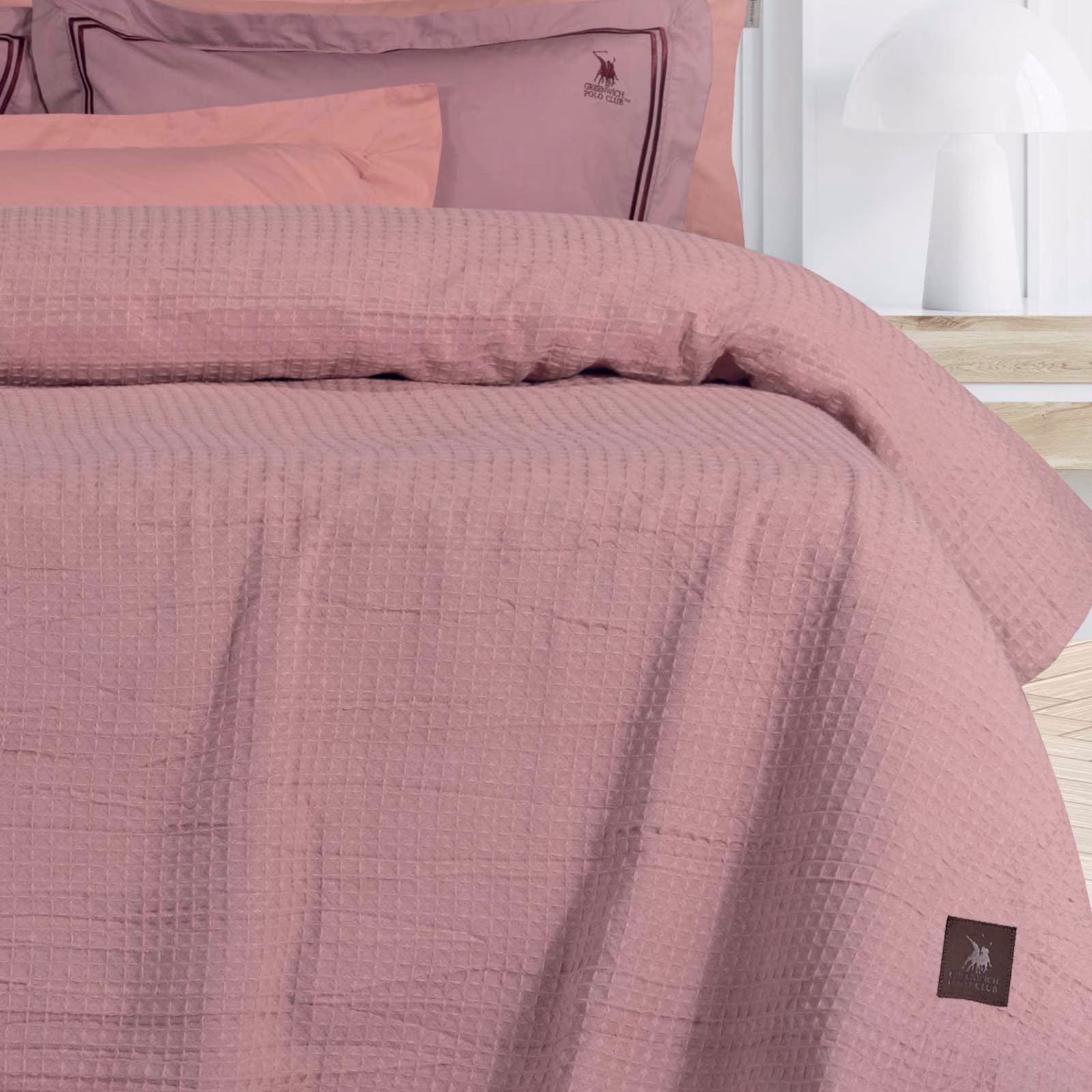 Κουβερτα Πικε 230x250 Essential 3402 Ροζ Κουβερτα Πικε 230x250 Essential 3402 Ροζ