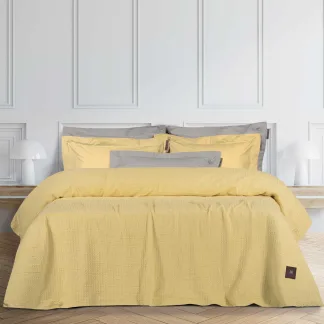 Greenwich Polo Club Κουβερτα Πικε 230X250 Essential 3405 Κιτρινο Κιτρινο