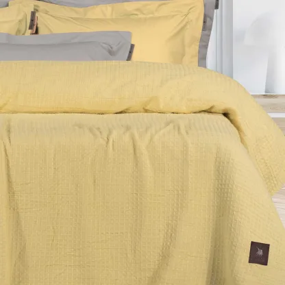 Greenwich Polo Club Κουβερτα Πικε 230X250 Essential 3405 Κιτρινο Κιτρινο