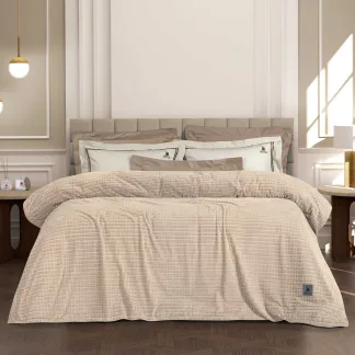 Greenwich Polo Club Κουβερτα Fleece 160X220 Esential 3448 Ιβουαρ Ιβουαρ