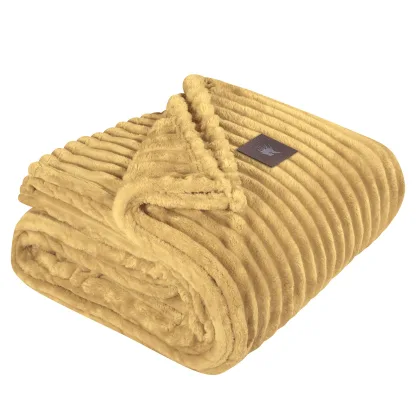 Greenwich Polo Club Κουβερτα Fleece 160X220 Essential 3488 Ochre Ochre