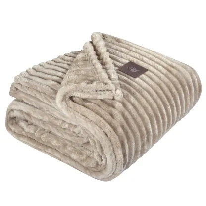 Greenwich Polo Club Κουβερτα Fleece Υπερδιπλh 3485 Beige Beige