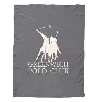 Greenwich Polo Club Κουβερτα Fleece Υπερδιπλh 3489 Grey Grey