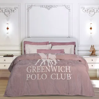 Greenwich Polo Club Κουβερτα Fleece Υπερδιπλh 3491 Nude Nude