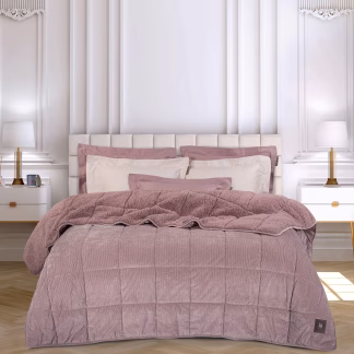 Κουβερτοπαπλωμα Υπερδιπλο Sherpa 3479 Nude