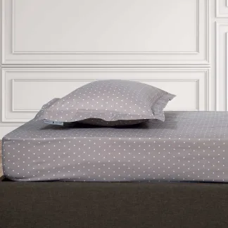 Greenwich Polo Club Σεντονι Με Λαστιχο Διπλο Loft 2504 Taupe Taupe