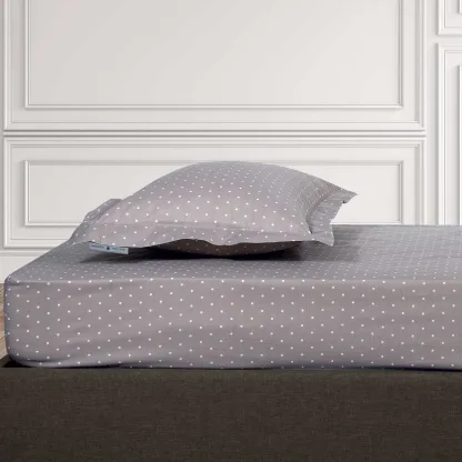 Greenwich Polo Club Σεντονι Με Λαστιχο Διπλο Loft 2504 Taupe Taupe