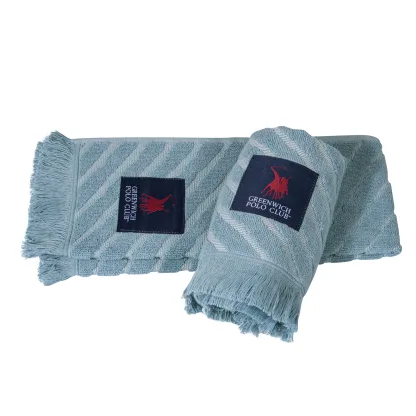 Greenwich Polo Club Πετσετες Κουζινας Σετ 2Tmx 40Χ60 2693 Γαλαζιο Γαλαζιο