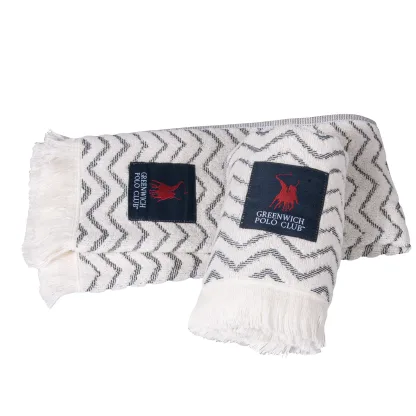 Greenwich Polo Club Πετσετες Κουζινας Σετ 2Tmx 40Χ60 2696 Λευκο - Μπλε Λευκο - Μπλε