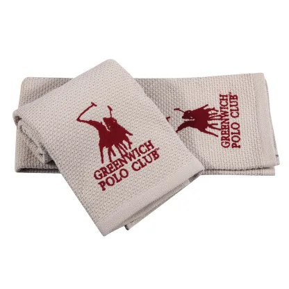 Greenwich Polo Club Πετσετες Κουζινας Σετ 2Tmx 40Χ60 2803 Taupe Taupe