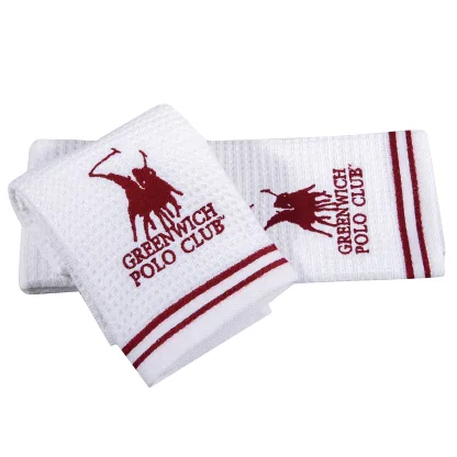 Greenwich Polo Club Πετσετες Κουζινας Σετ 2Tmx 40Χ60 2805 Κοκκινο - Λευκο Κοκκινο - Λευκο