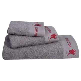 Greenwich Polo Club Σετ Πετσετες 3 Τεμαχιων 2667 Grey Grey