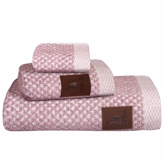 Σετ Πετσετες 3 Τεμαχιων 3048 Εκρου, Ροζ