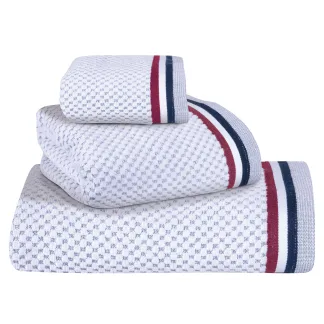 Greenwich Polo Club Σετ Πετσετες 3 Τεμαχιων 3074 Blue - Red - White Blue - Red - White