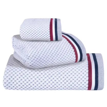 Greenwich Polo Club Σετ Πετσετες 3 Τεμαχιων 3074 Blue - Red - White Blue - Red - White