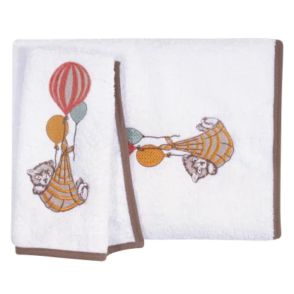 Greenwich Polo Club Σετ Πετσετες Βαβυ 8850 Coffee Brown - White Coffee Brown - White