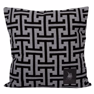 Διακοσμητικο Μαξιλαρι 40x40 3901 Γκρι, Μαυρο Διακοσμητικο Μαξιλαρι 40x40 3901 Γκρι, Μαυρο