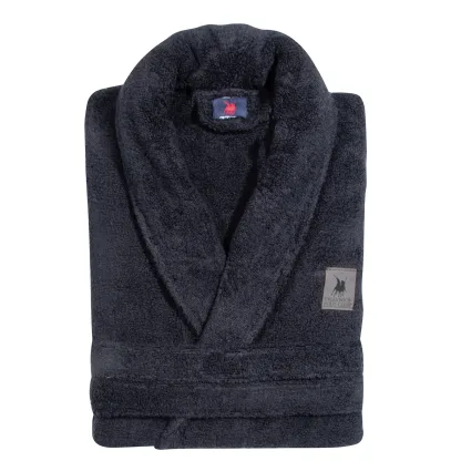 Greenwich Polo Club Μπουρνουζι Large Dark Black 3204 Black Black