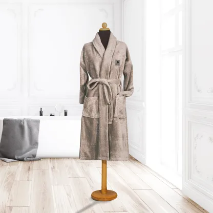 Greenwich Polo Club Μπουρνουζι X-Large Dusty Taupe 3202 Taupe Taupe