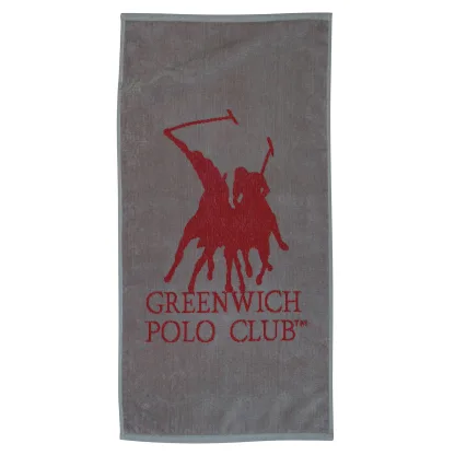 Greenwich Polo Club Πετσετα Γυμναστηριου 45X90 3036 Grey - Red Grey - Red