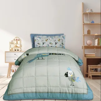 Das Kids Παπλωμα Μονο 4914 Blue - Grey - Mint Blue - Grey - Mint
