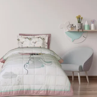 Das Kids Παπλωμα Μονο 4915 Light Blue - Mint - Pink Light Blue - Mint - Pink