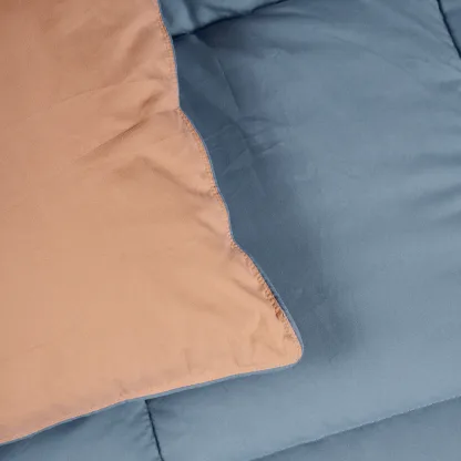 Das Home Παπλωμα Υπερδιπλο Happy 9642 Blue - Terracotta Blue - Terracotta