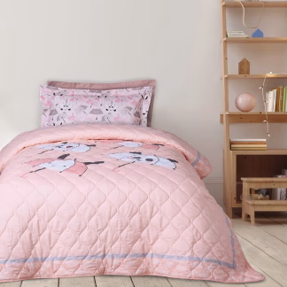 Κουβερλι Μονο 4878 Γκρι, Λευκο, Ροζ