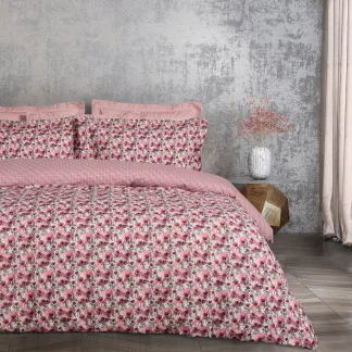 Das Home Σετ Παπλωματοθηκη Υπερδιπλη Casual 5424 Black - Nude Black - Nude