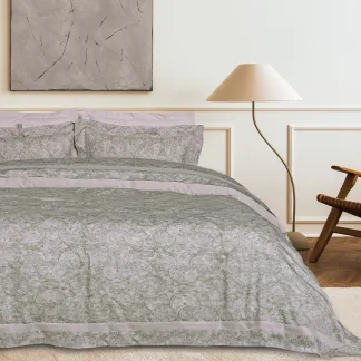 Das Home Παπλωματοθηκη Σετ Υπερδιπλη Executive 1688 Taupe Taupe