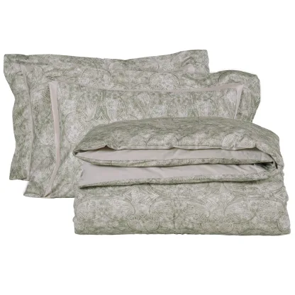 Das Home Παπλωματοθηκη Σετ Υπερδιπλη Executive 1688 Taupe Taupe
