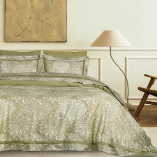 Das Home Παπλωματοθηκη Σετ Υπερδιπλη Executive 1690 Grey - Olive Grey - Olive