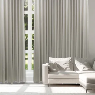 Das Home Κουρτινα Με Κρικους 300Χ265 2221 Γκρι Γκρι